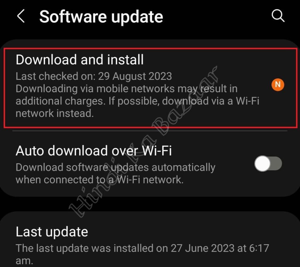 Samsung phone update kaise kare